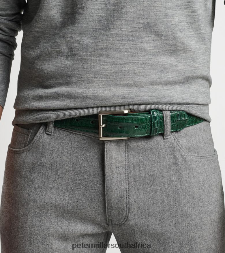 Balsam Men Peter Millar Matte Crocodile Belt Accessories B62P4F1222