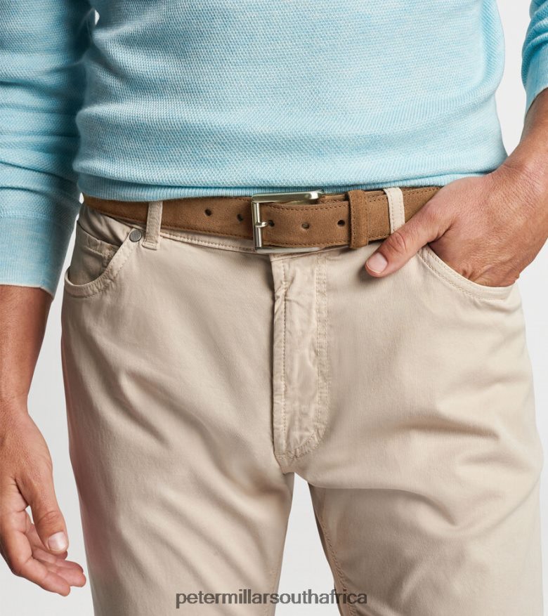 Chestnut Men Peter Millar Excursionist Suede Belt Accessories B62P4F1229