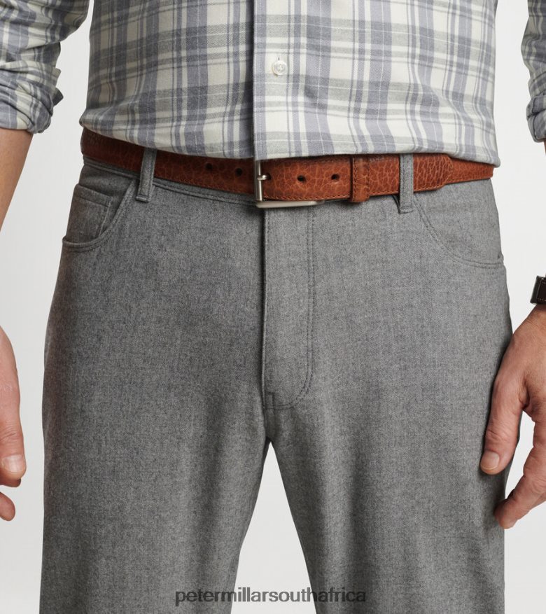 Cognac Men Peter Millar Pebble Bison Belt Accessories B62P4F1240