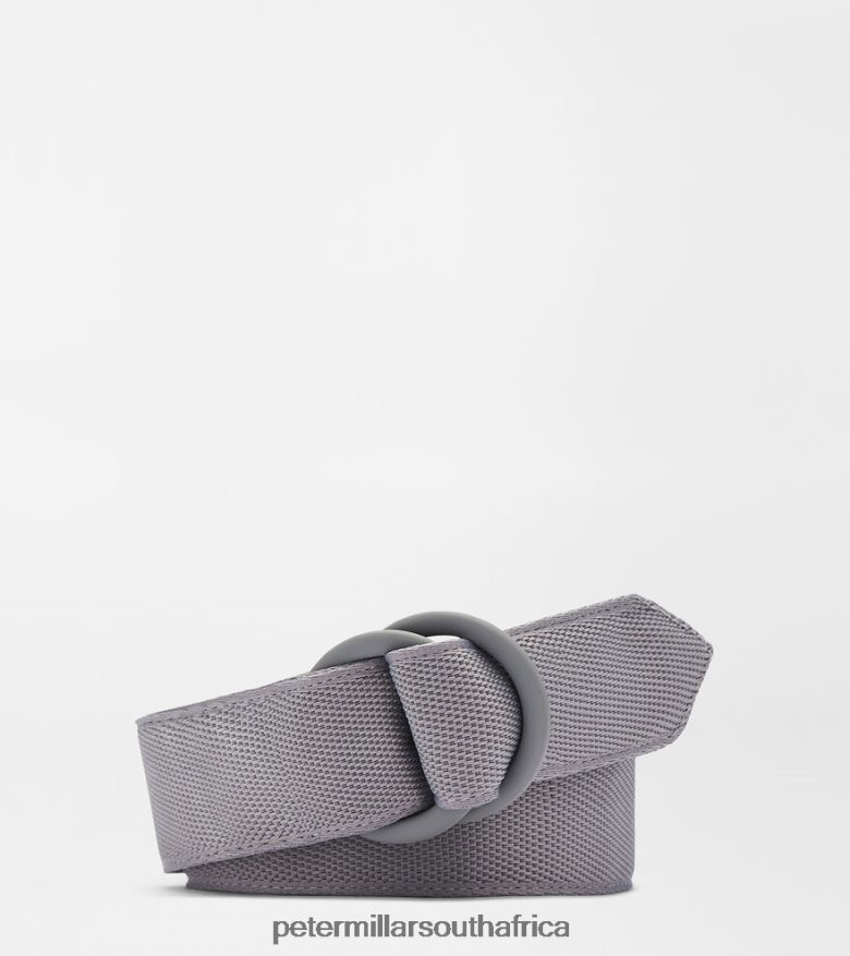 Gale Grey Men Peter Millar Performance O-Ring Belt Accessories B62P4F1213