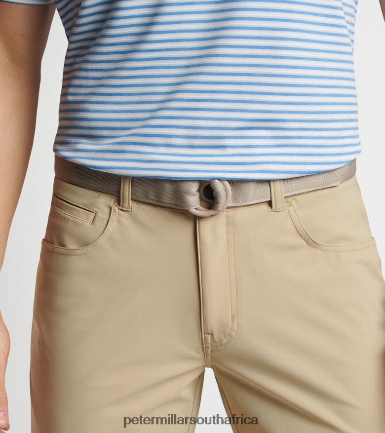 Khaki Men Peter Millar Performance O-Ring Belt Accessories B62P4F1214