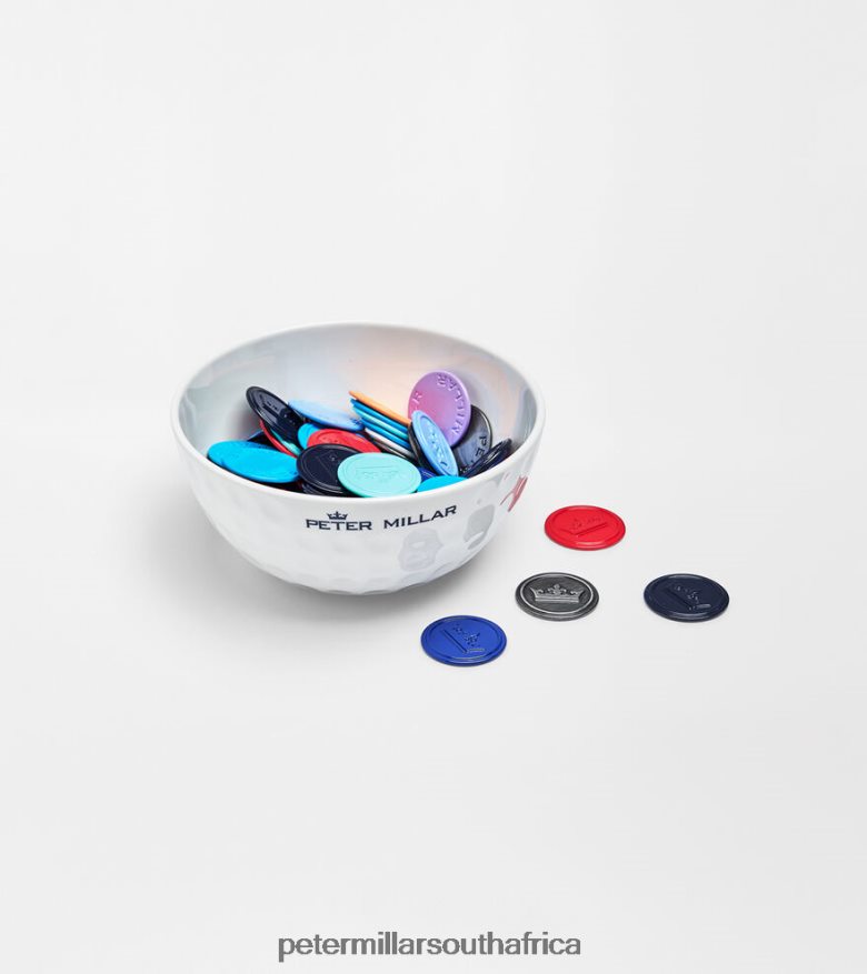 Multi Men Peter Millar Crown Seal Ball Marker Set Accessories B62P4F1299