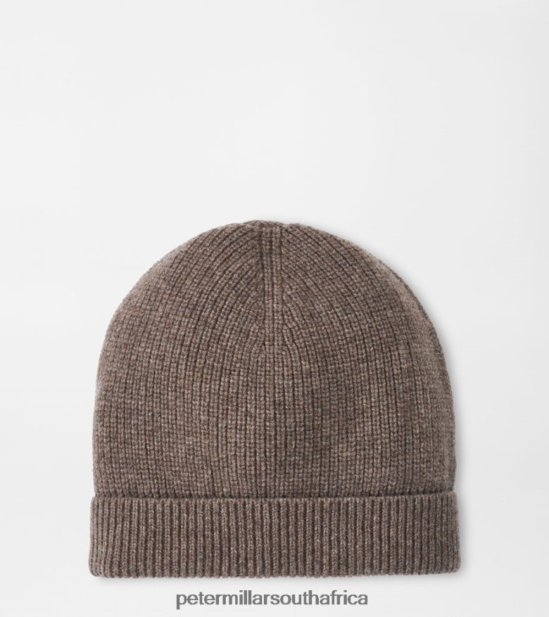 Jute Men Peter Millar Cashmere Rib Beanie Accessories B62P4F1272