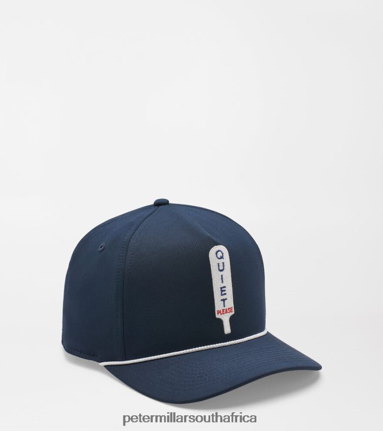 Navy Men Peter Millar Quiet Please Performance Rope Hat Accessories B62P4F1281