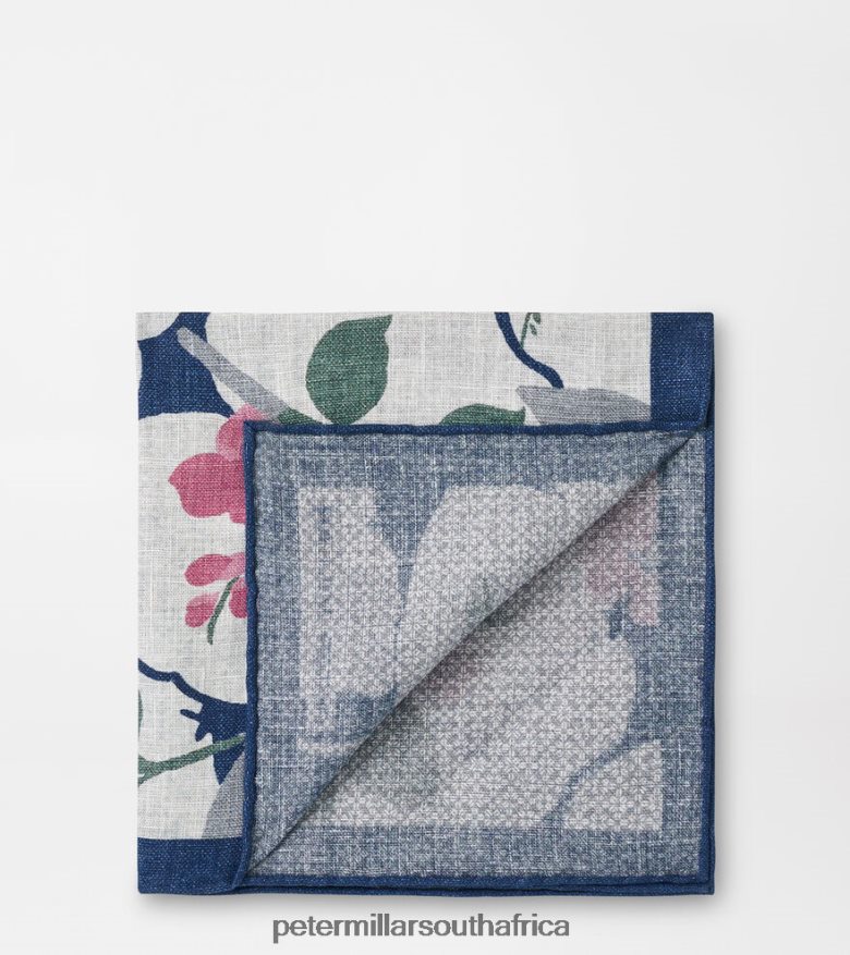 Blue Pearl Men Peter Millar Herman Floral Pocket Square Accessories B62P4F1265