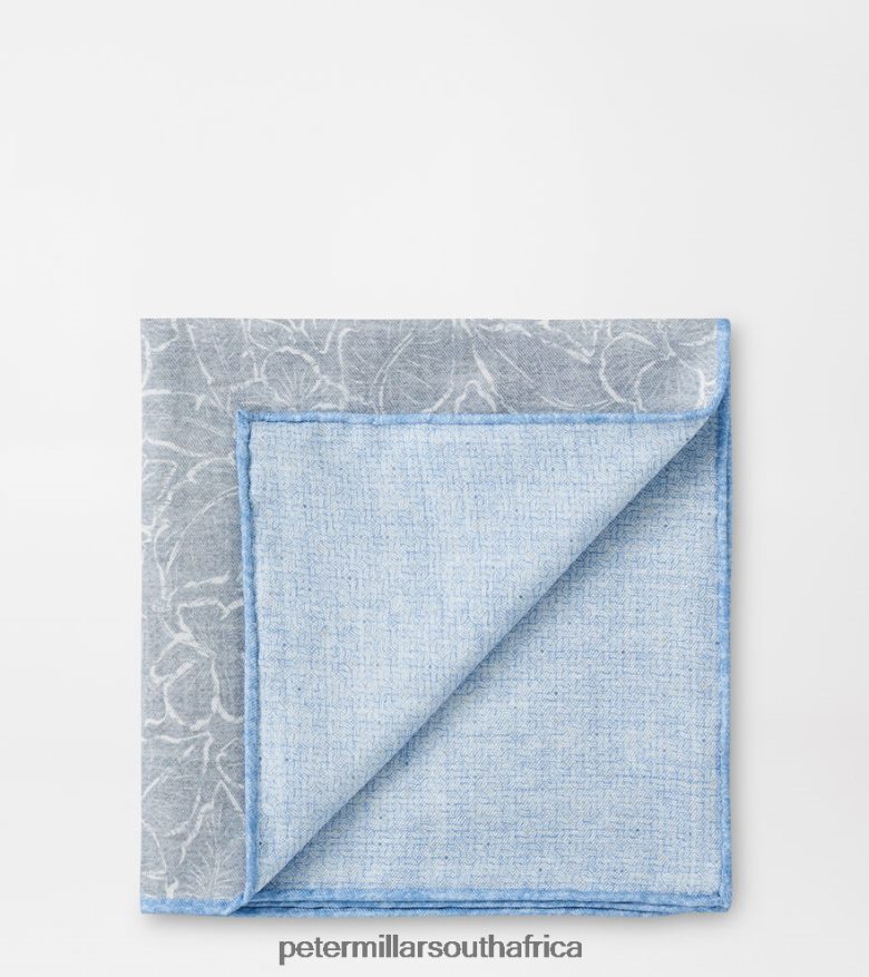 British Grey Men Peter Millar Trellis Pocket Square Accessories B62P4F1262