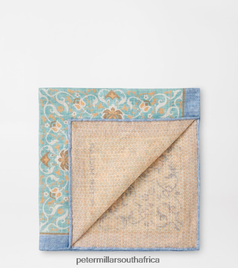 Iced Aqua Men Peter Millar Crissman Pocket Square Accessories B62P4F1263