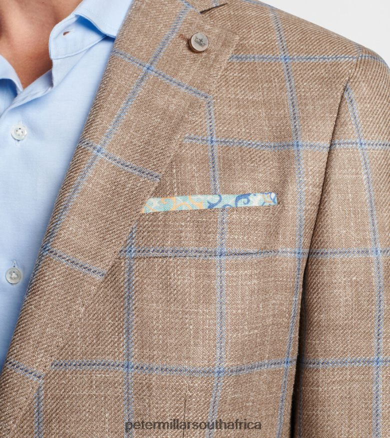 Iced Aqua Men Peter Millar Crissman Pocket Square Accessories B62P4F1263