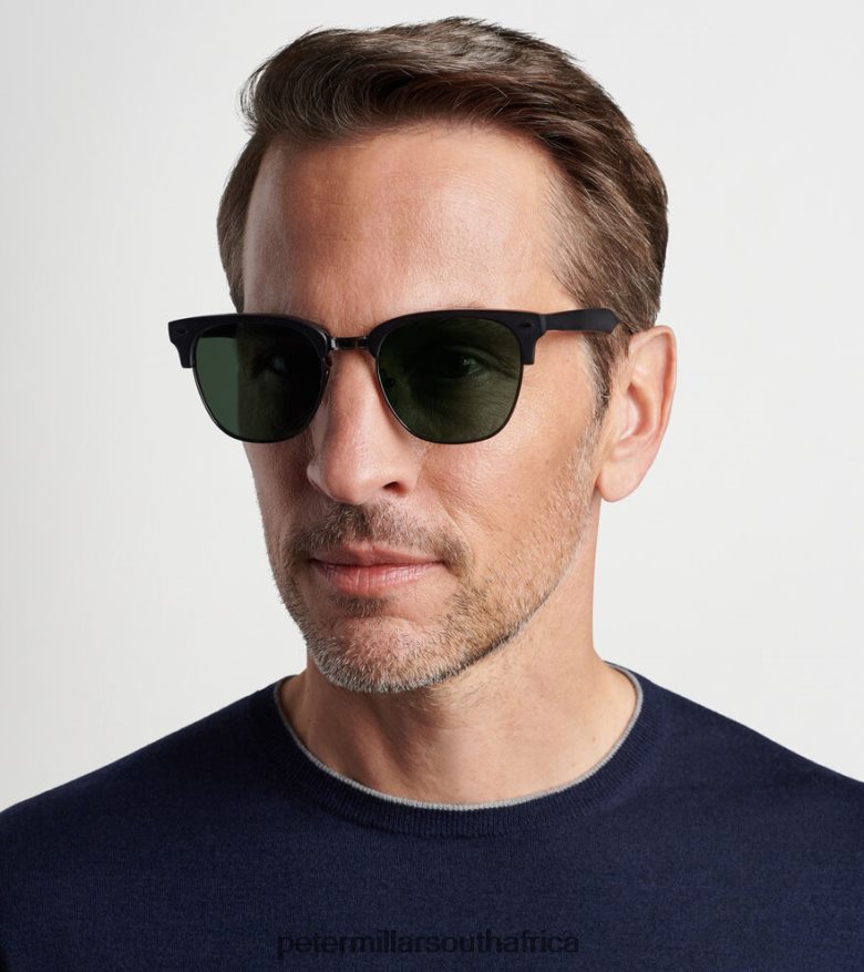 Black Men Peter Millar Concorde Sunglasses Accessories B62P4F1202