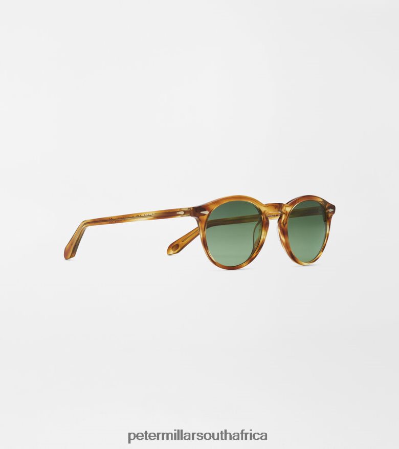 Medium Tortoise Men Peter Millar Excursionist Elite Sunglasses Accessories B62P4F1197