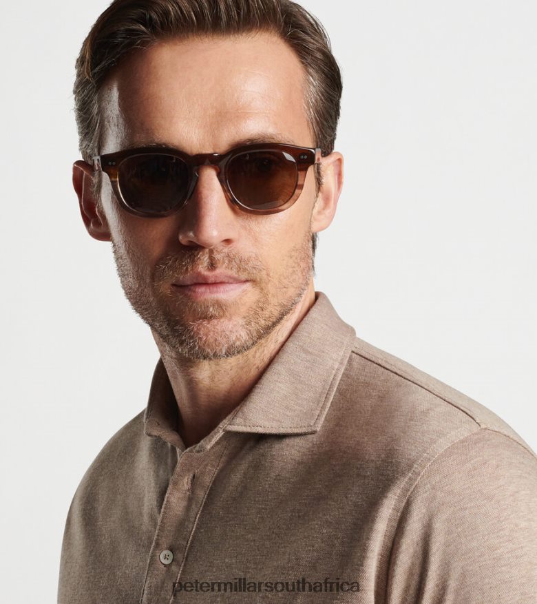 Tortoise Degrade Men Peter Millar Vantage Sunglasses Accessories B62P4F1195