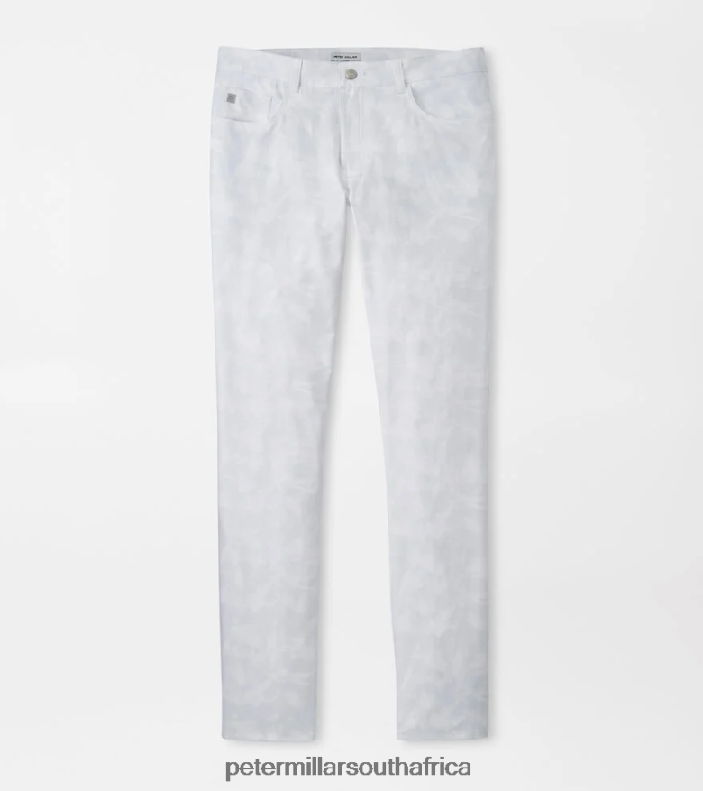 British Grey Men Peter Millar eb66 Brushstroke Camo Performance Five-Pocket Pant Apparel B62P4F931