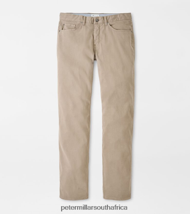 Khaki Men Peter Millar Ultimate Sateen Five-Pocket Pant Apparel B62P4F840