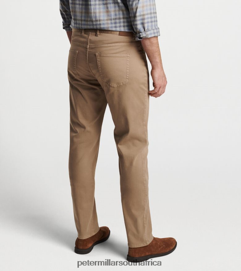 Khaki Men Peter Millar Ultimate Sateen Five-Pocket Pant Apparel B62P4F840