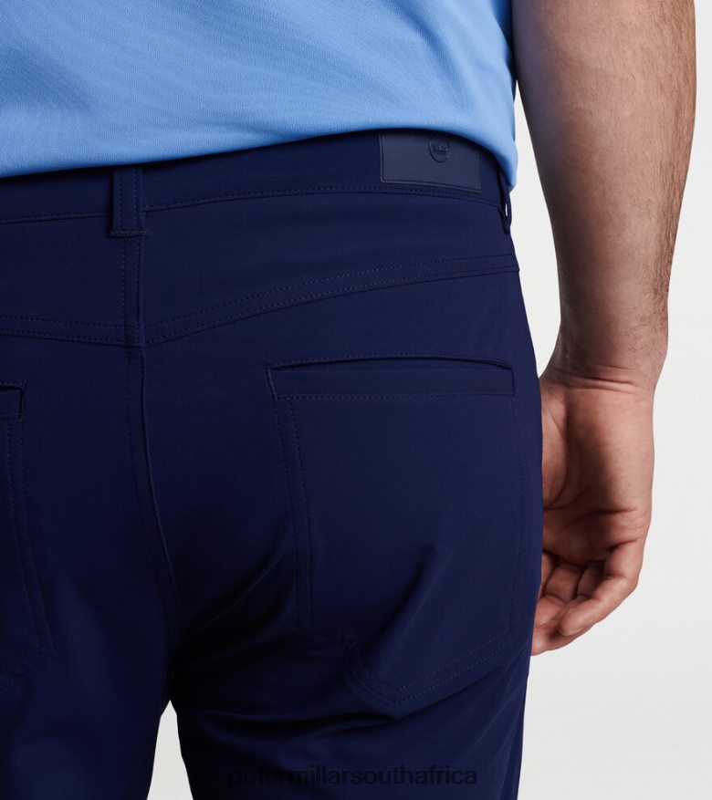 Navy Men Peter Millar Bingham Performance Five-Pocket Pant Apparel B62P4F900