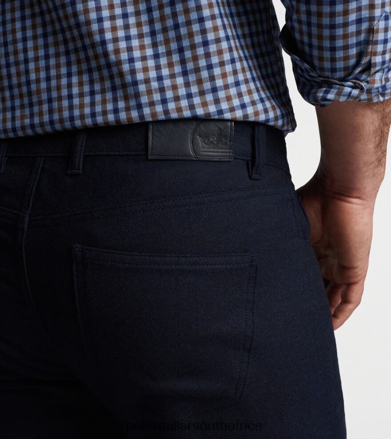 Navy Men Peter Millar Excursionist Flex Alpine Five-Pocket Pant Apparel B62P4F906