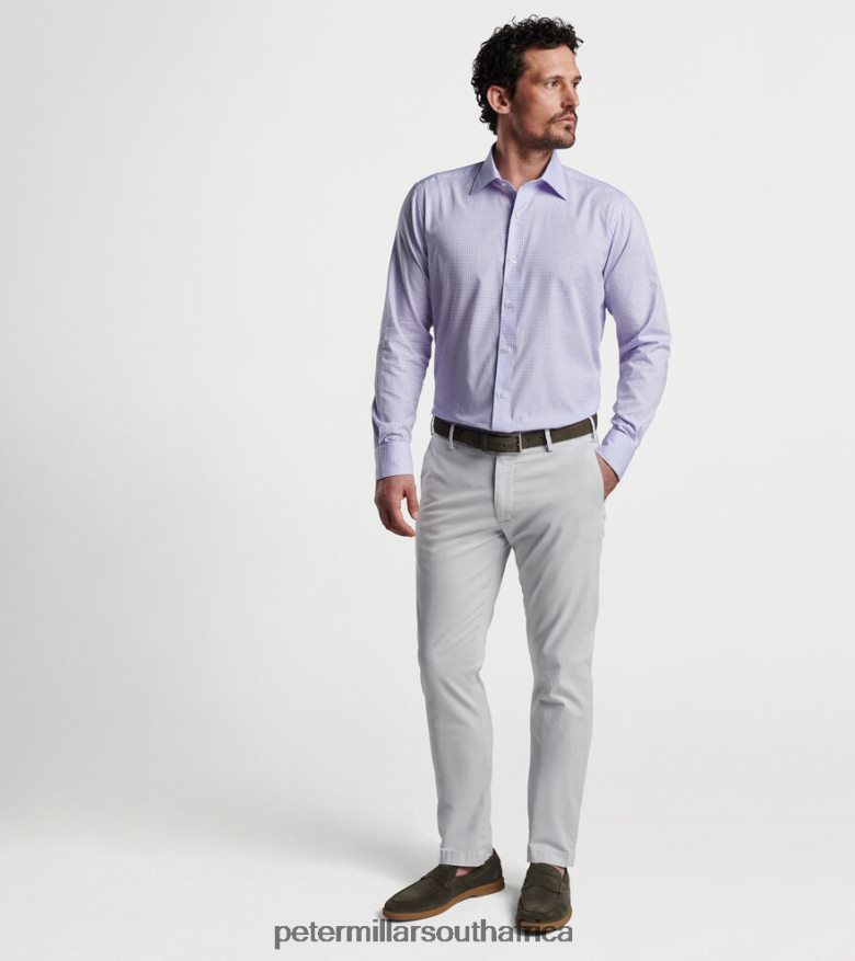 Platinum Men Peter Millar Concorde Garment-Dyed Flat-Front Trouser Apparel B62P4F868