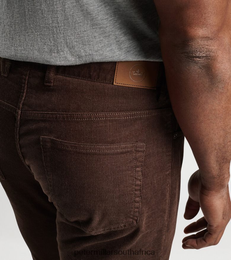 Red/Brown Men Peter Millar Superior Soft Corduroy Five-Pocket Pant Apparel B62P4F848