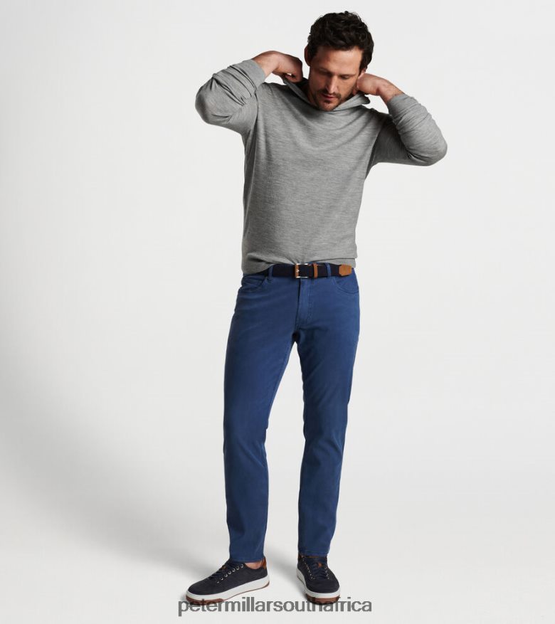 Riviera Blue Men Peter Millar Wayfare Five-Pocket Pant Apparel B62P4F884