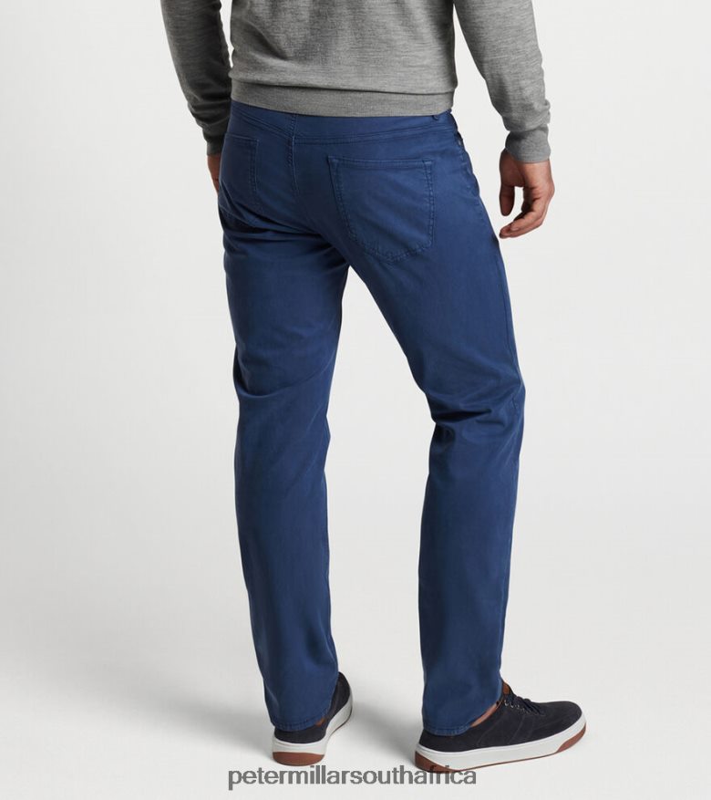 Riviera Blue Men Peter Millar Wayfare Five-Pocket Pant Apparel B62P4F884