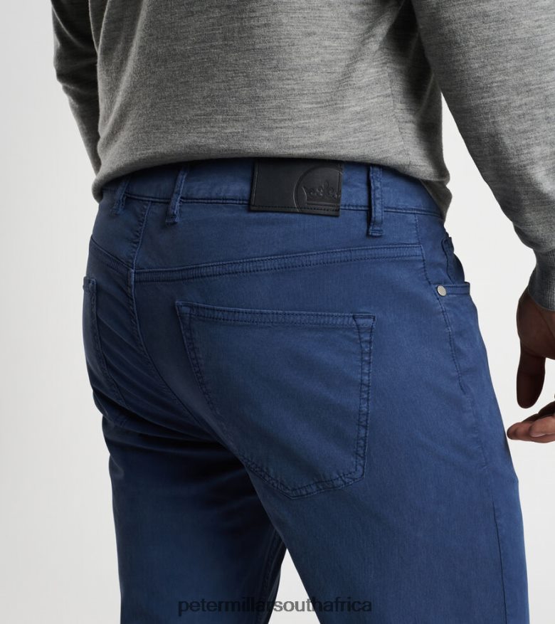 Riviera Blue Men Peter Millar Wayfare Five-Pocket Pant Apparel B62P4F884