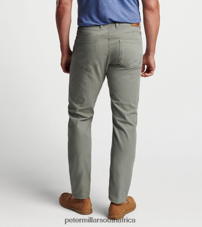 Sage Fog Men Peter Millar Wayfare Five-Pocket Trouser Apparel B62P4F914
