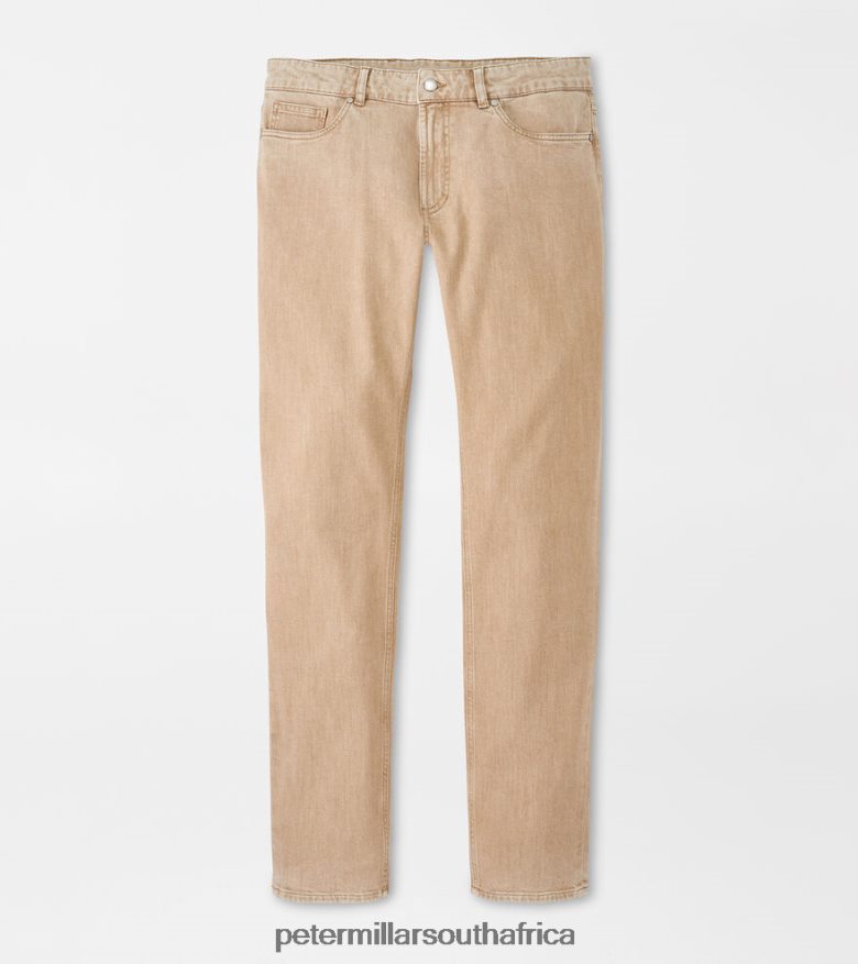 Sand Men Peter Millar Sand Washed Denim Apparel B62P4F920