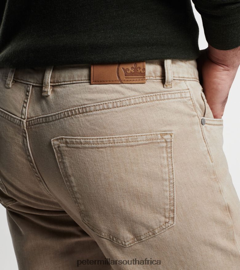 Sand Men Peter Millar Sand Washed Denim Apparel B62P4F920