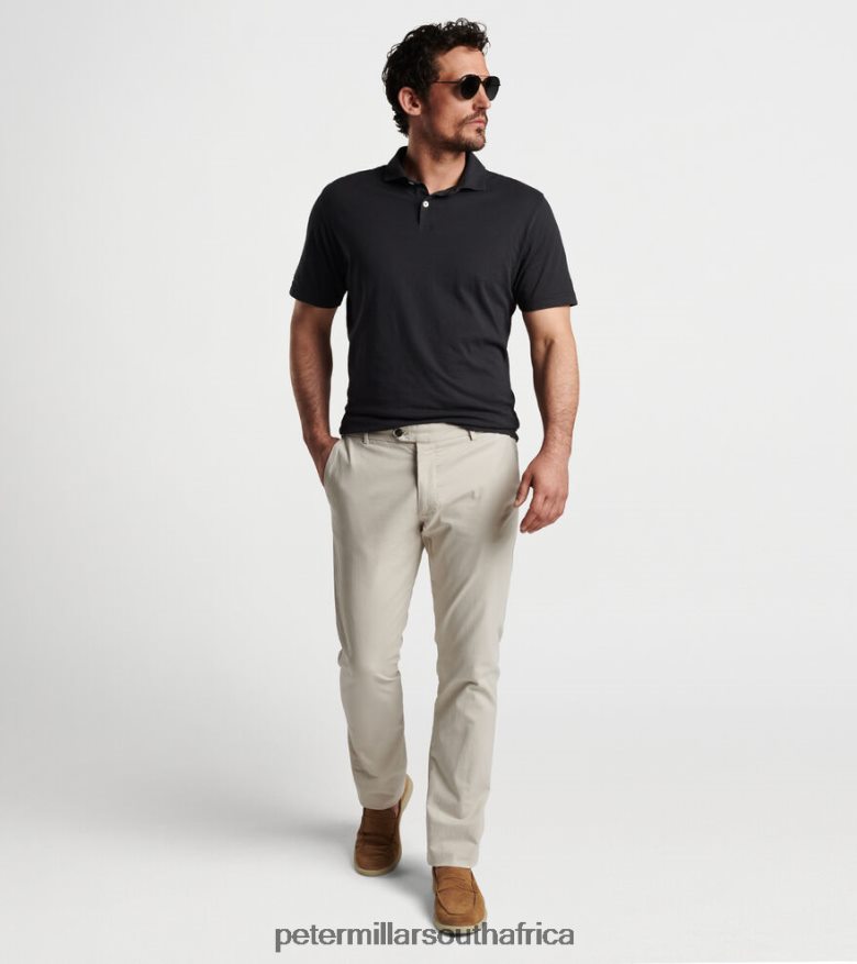 Stone Men Peter Millar Concorde Garment-Dyed Flat-Front Trouser Apparel B62P4F869