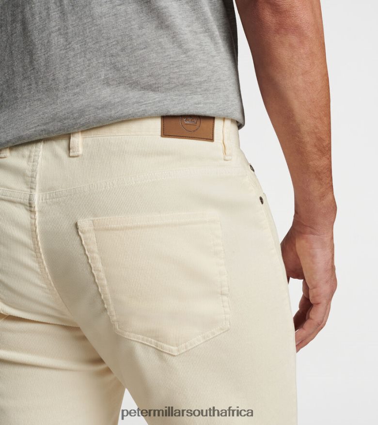White Men Peter Millar Superior Soft Corduroy Five-Pocket Pant Apparel B62P4F850