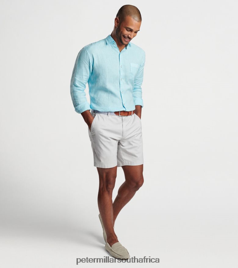 British Grey Men Peter Millar Crown Comfort Short Apparel B62P4F969