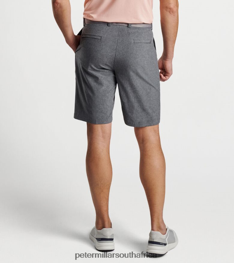 British Grey Men Peter Millar Shackleford Performance Hybrid Short Apparel B62P4F953