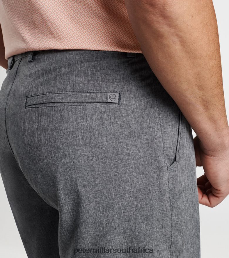 British Grey Men Peter Millar Shackleford Performance Hybrid Short Apparel B62P4F953