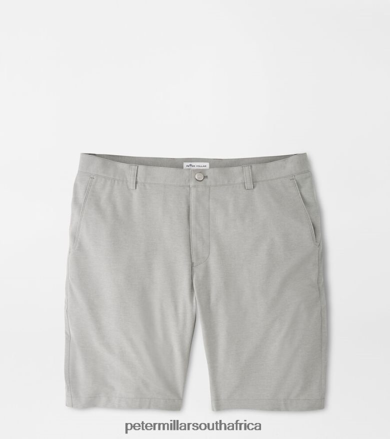 British Grey Men Peter Millar Shackleford Performance Hybrid Short Apparel B62P4F958