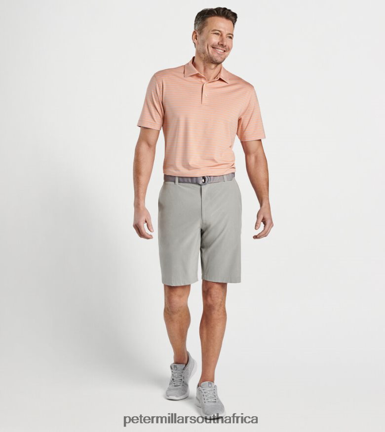 British Grey Men Peter Millar Shackleford Performance Hybrid Short Apparel B62P4F958