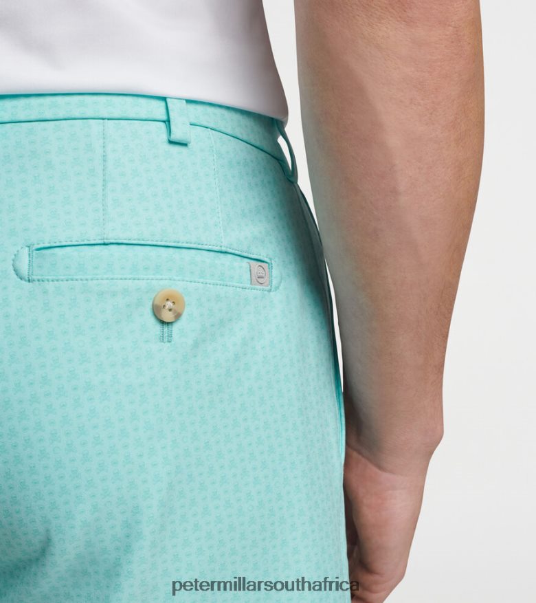Cabana Blue Men Peter Millar Salem Skull In One Performance Short Apparel B62P4F975