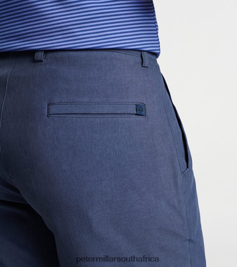 Navy Men Peter Millar Shackleford Performance Hybrid Short Apparel B62P4F956