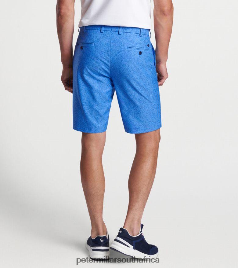 Regatta Blue Men Peter Millar Surge Trellis Performance Short Apparel B62P4F986