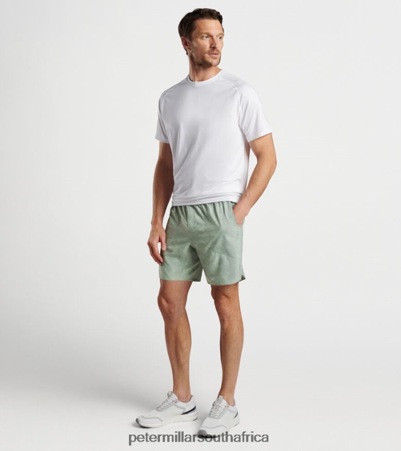 Sage Fog Men Peter Millar Swift Camo Performance Short Apparel B62P4F981