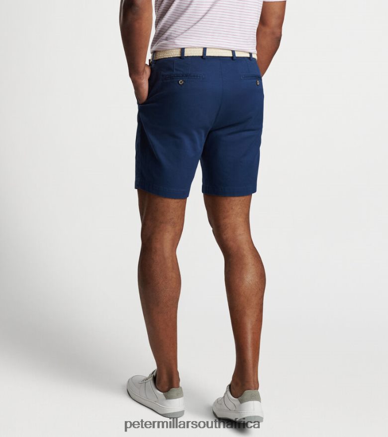 Washed Navy Men Peter Millar Pilot Twill Short Apparel B62P4F952