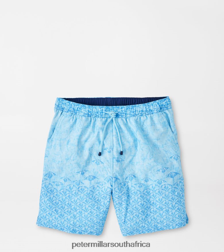 Beta Blue Men Peter Millar Stingray Scatter Swim Trunk Apparel B62P4F995
