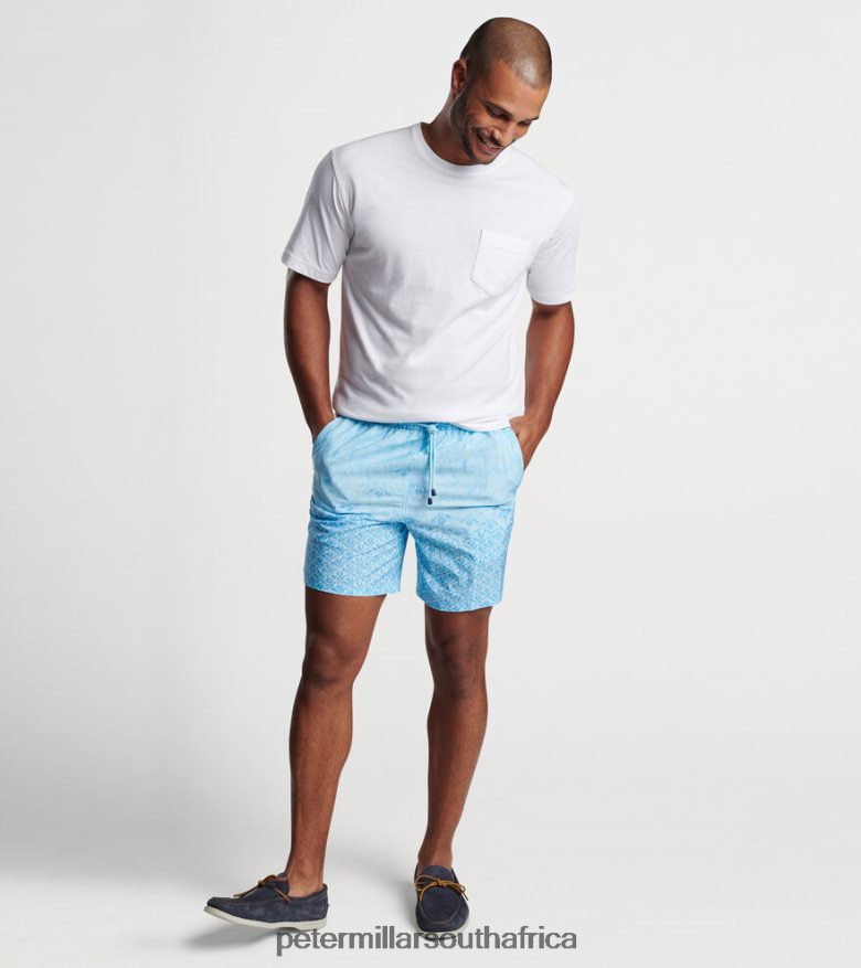 Beta Blue Men Peter Millar Stingray Scatter Swim Trunk Apparel B62P4F995