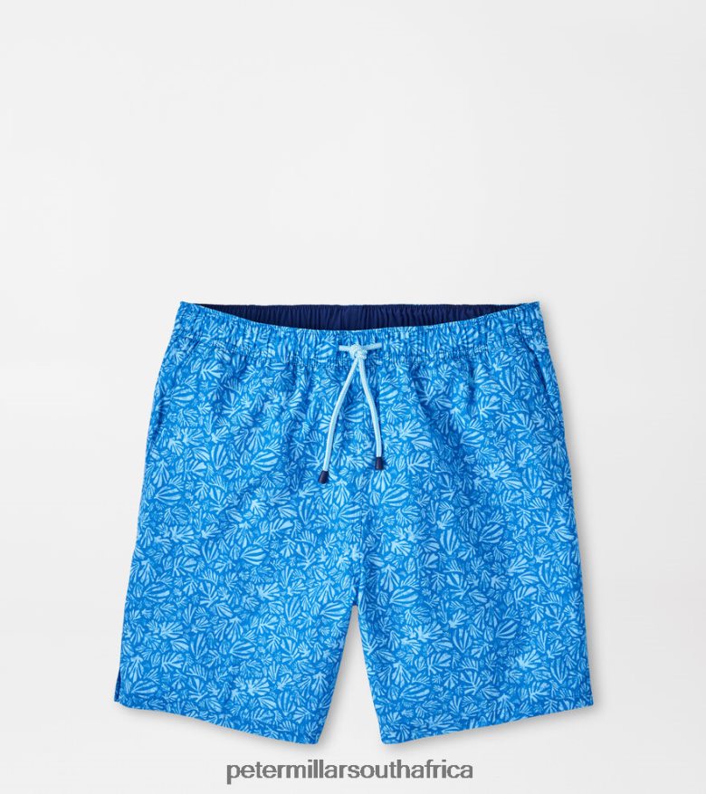Blue Macaw Men Peter Millar Henri Botanical Swim Trunk Apparel B62P4F997