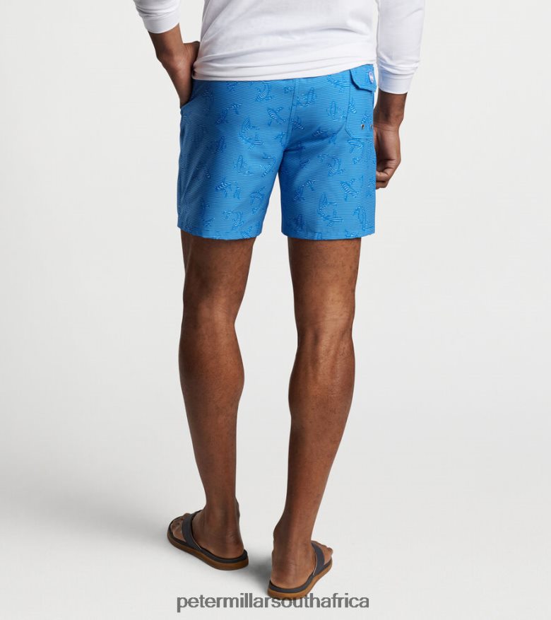 Cape Blue Men Peter Millar Don't Be Koi Swim Trunk Apparel B62P4F987