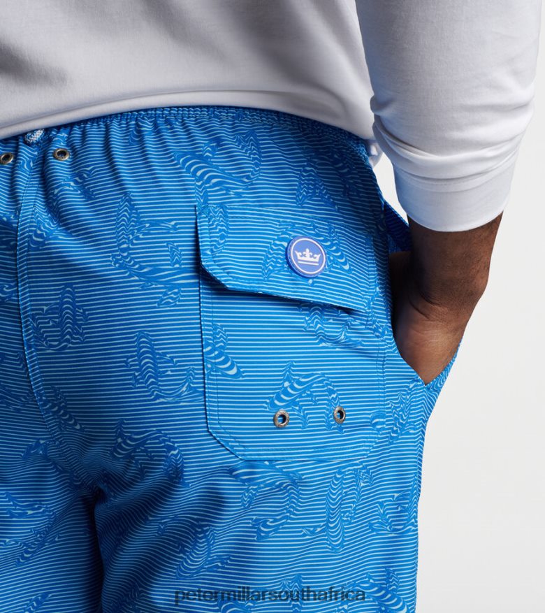 Cape Blue Men Peter Millar Don't Be Koi Swim Trunk Apparel B62P4F987