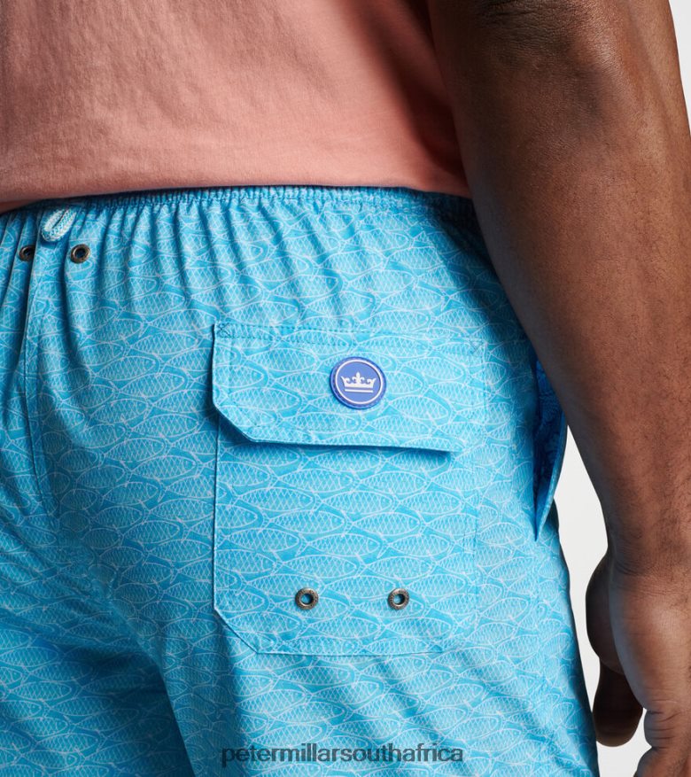 Carribean Men Peter Millar Ocean Traffic Swim Trunk Apparel B62P4F992