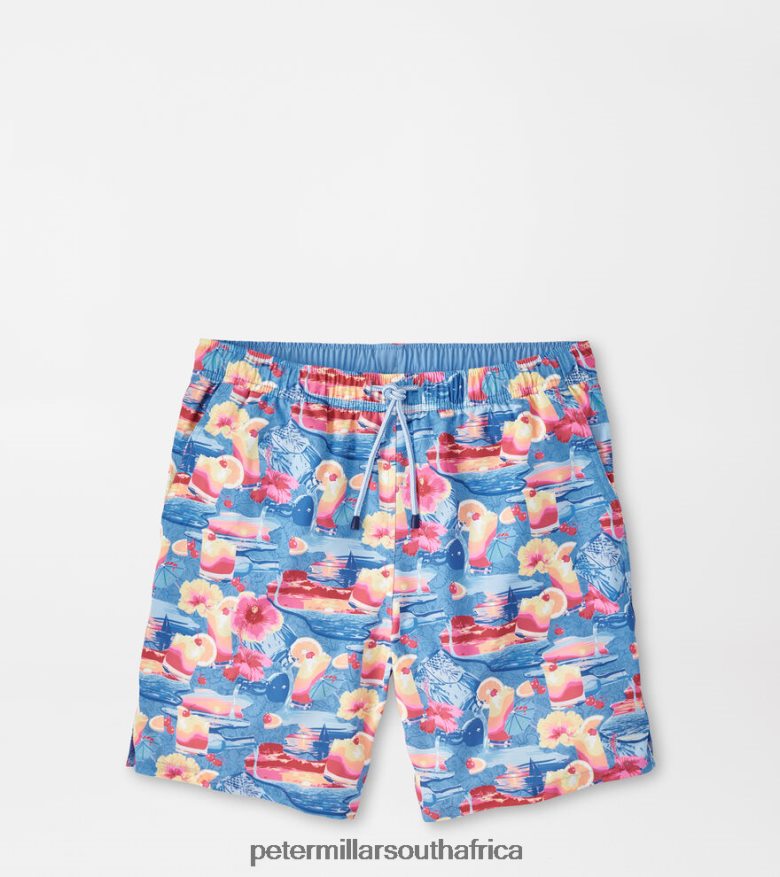 Infinity Men Peter Millar Tequila Sunrise Swim Trunk Apparel B62P4F1009