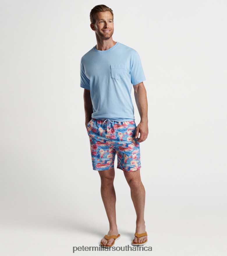 Infinity Men Peter Millar Tequila Sunrise Swim Trunk Apparel B62P4F1009