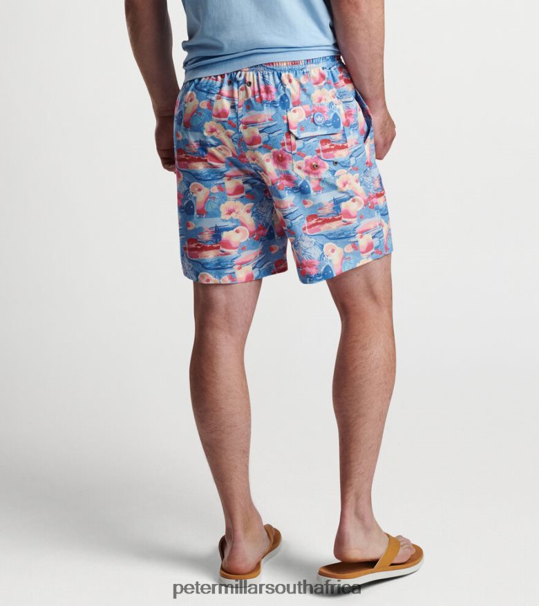 Infinity Men Peter Millar Tequila Sunrise Swim Trunk Apparel B62P4F1009