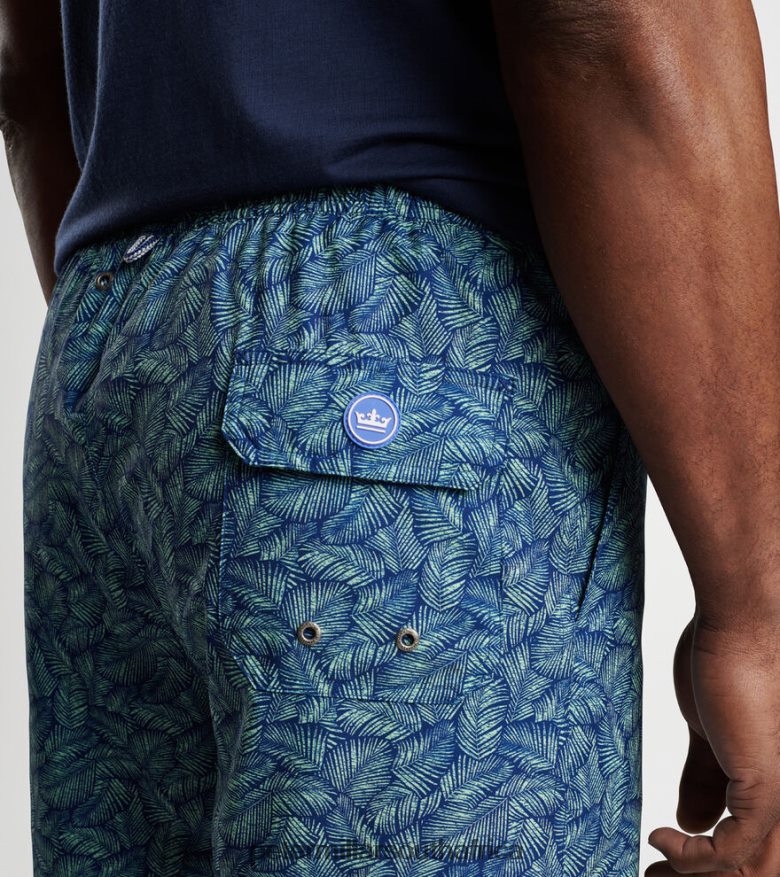 Summer Meadow Men Peter Millar Tropical Shade Swim Trunk Apparel B62P4F991
